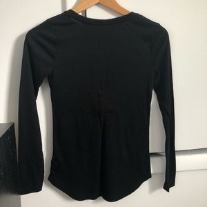 Old Navy Tops - Old Navy Black Ribbed Henley Long Sleeve Tee XS Old Navy Tops - Old Navy Black Ribbed Henley Long Sleeve Tee XS